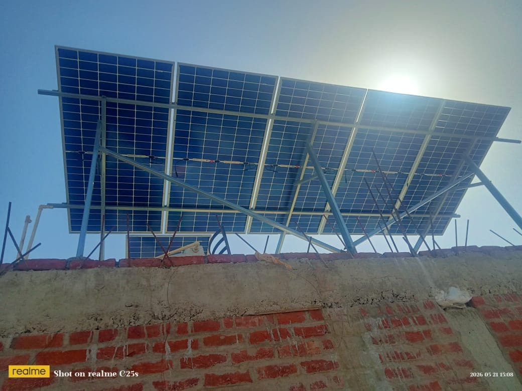 Santosh Kumar's solar installation